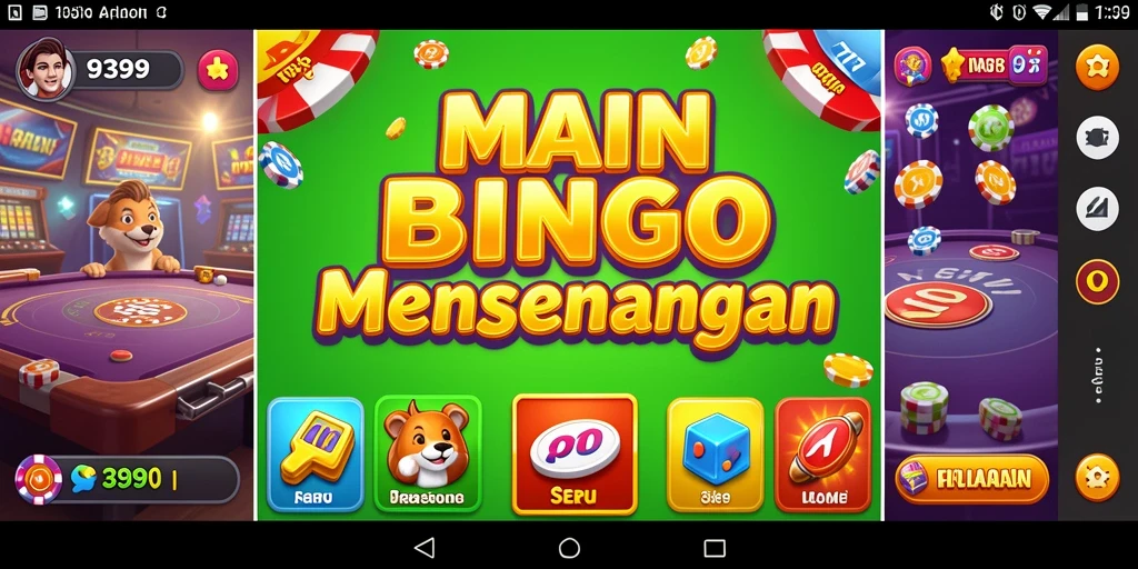 Gameplay Bingo yang seru dan interaktif di 9399.