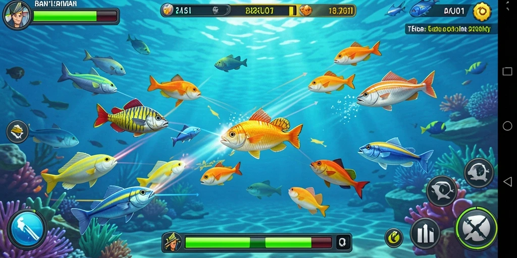 Gameplay seru Tembak Ikan di BARU01.