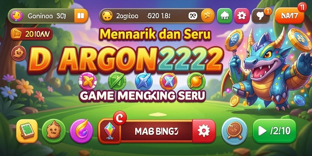 Tangkapan layar gameplay DRAGON222 menampilkan suasana Bingo yang penuh warna.