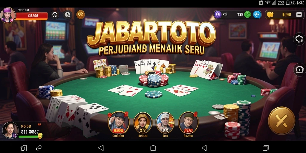 Gameplay menarik JABARTOTO dengan suasana perjudian yang nyata.