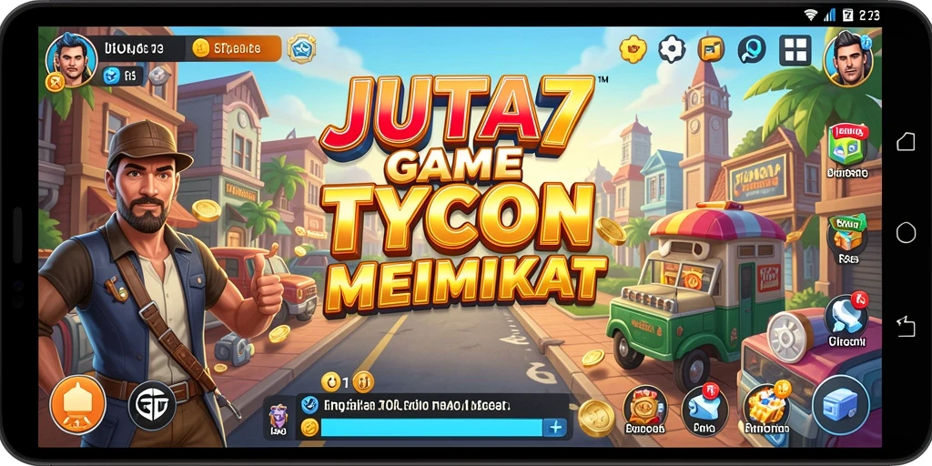 Tampak menegangkan saat berkompetisi dalam gameplay Tycoon.