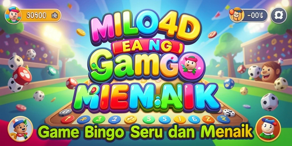 Tampilan seru dari gameplay Bingo di MILO4D