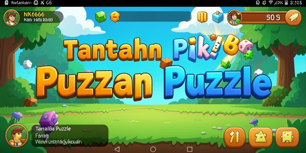Tampilan gameplay Puzzle NK666 yang menawan dan menantang.