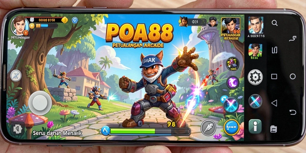 Screenshot utama POA88 menampilkan gameplay Arcade yang seru dan mengasyikkan.