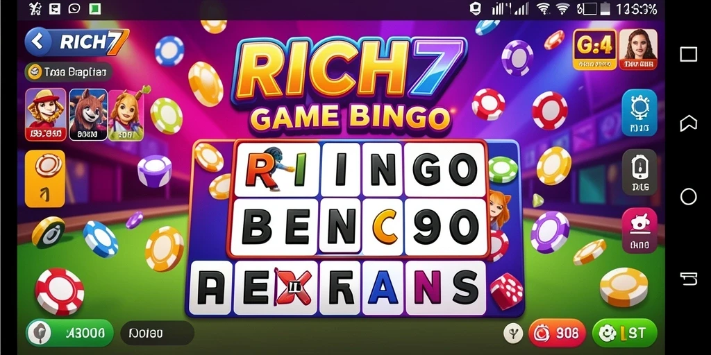Tampilan gameplay RICH7 yang seru dan interaktif.