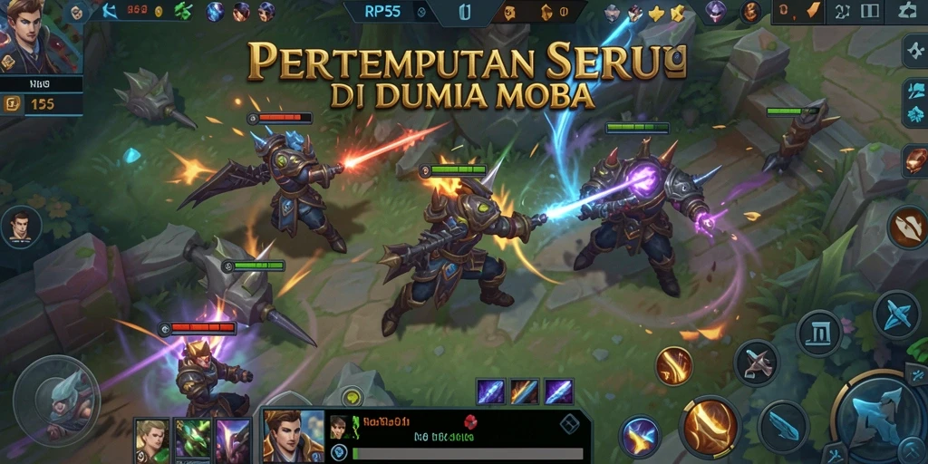Gameplay seru dengan aksi strategis di RP55.