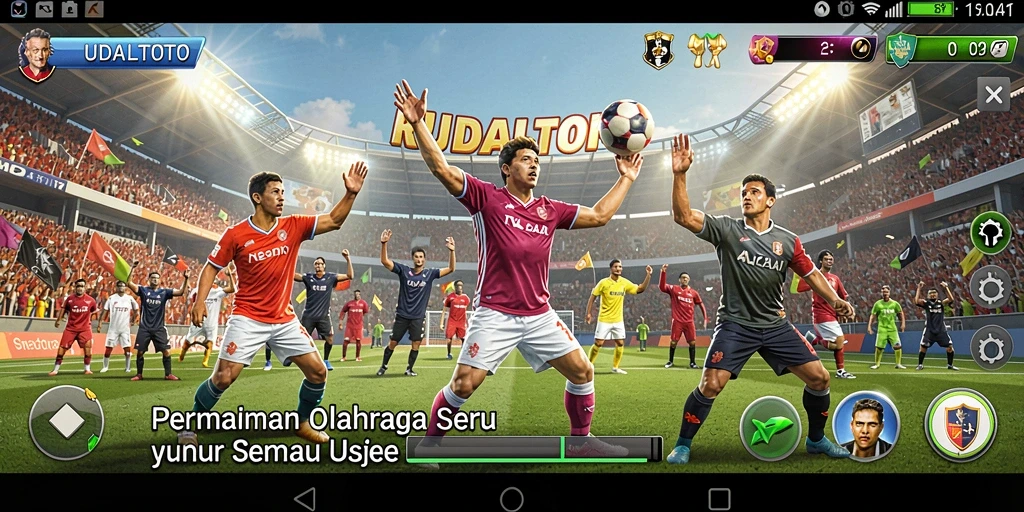 Tampilan gameplay RUDALTOTO yang seru dan interaktif.