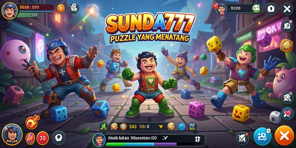 Tampilan gameplay SUNDA777 dengan berbagai teka-teki menarik.